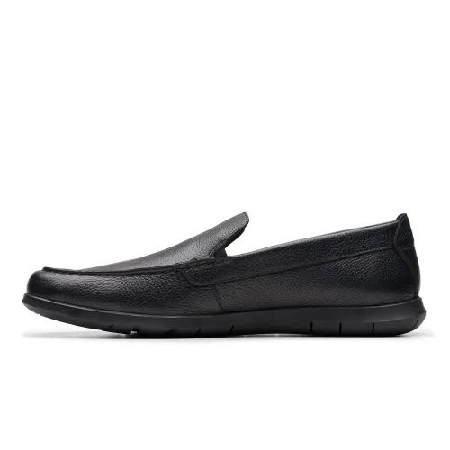 Clarks - Flexway Step Black Leather