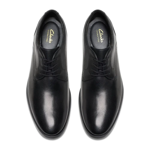 Clarks - Brandon Lace Black Leather