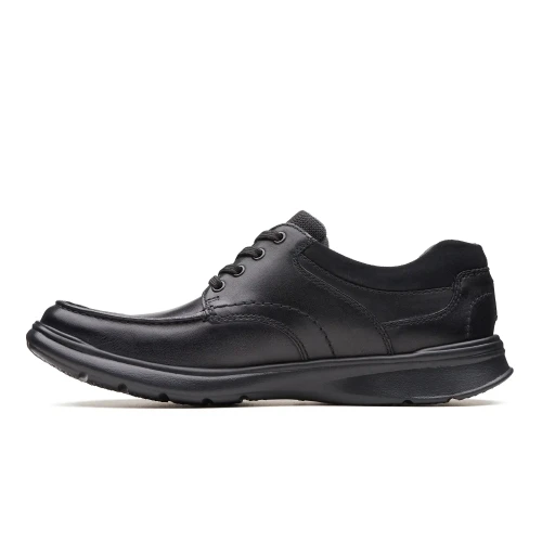 Clarks - Cotrell Edge Blk Smooth Lea