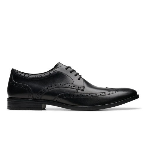 Clarks - Brandon Limit Black Leather