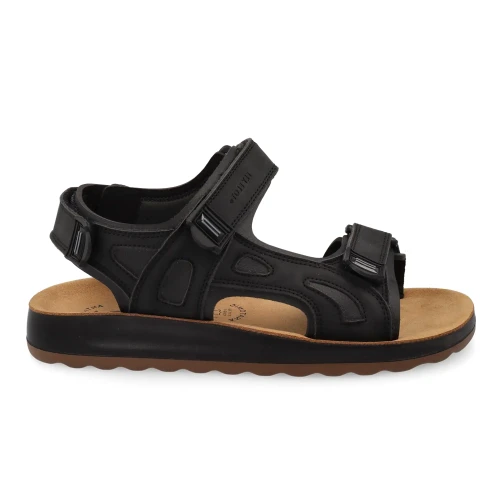 Fly Flot - Synthetic Man Sandal Black