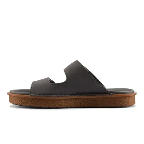 Clarks - Litton Strap Dark Grey Lea