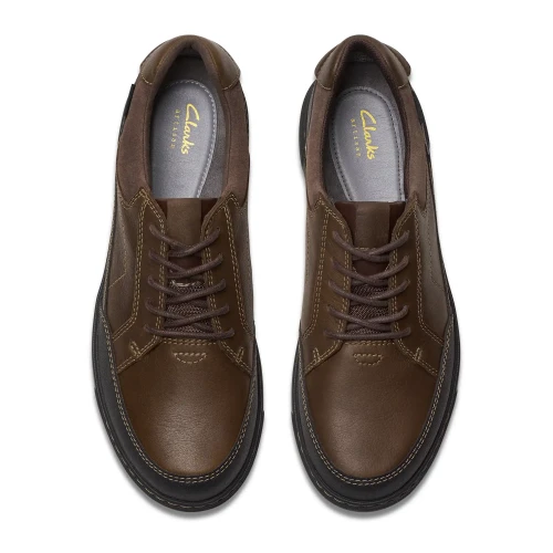 Clarks - Mapstone loGTX Dark Brown Lea