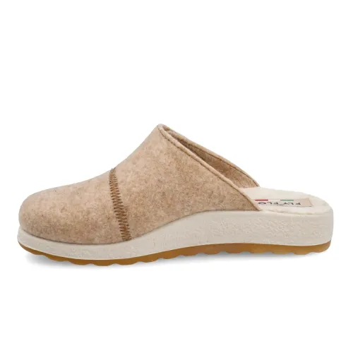 Fly Flot - Cloth Woman Slipper Dark Beige