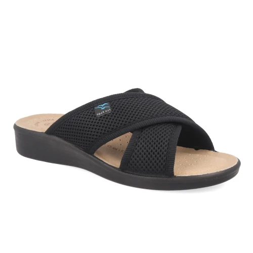 Fly Flot - Cloth Woman Slipper Black