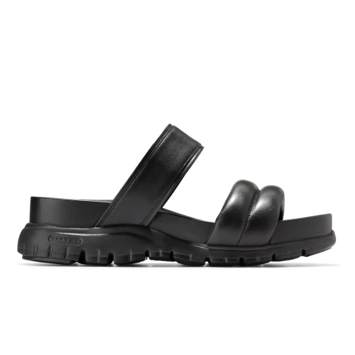 Cole Haan - Zerogrand Double Band Slide Sandals Black Black