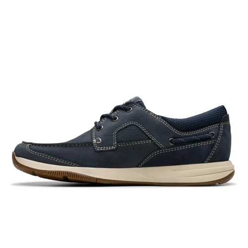 Clarks - Sailview Lace Navy Nubuck