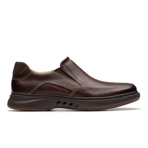 Clarks - Un Briley Step Mahogany Leather