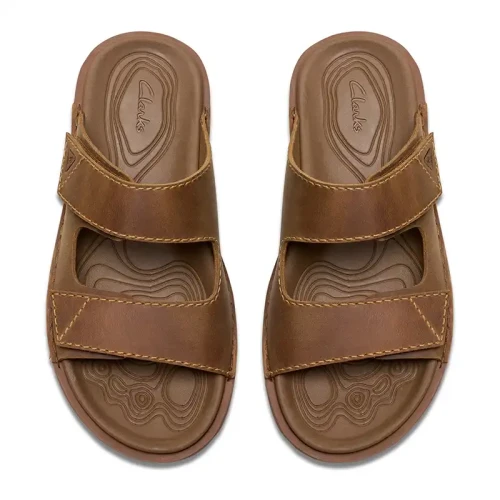 Clarks - Litton Strap Tan Leather