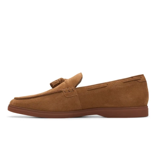 Clarks - Torford Tassel Cola Suede