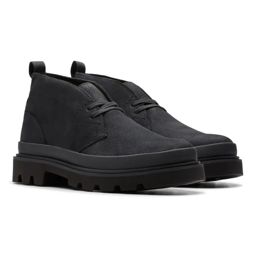 Clarks - Badell Db Black Nubuck