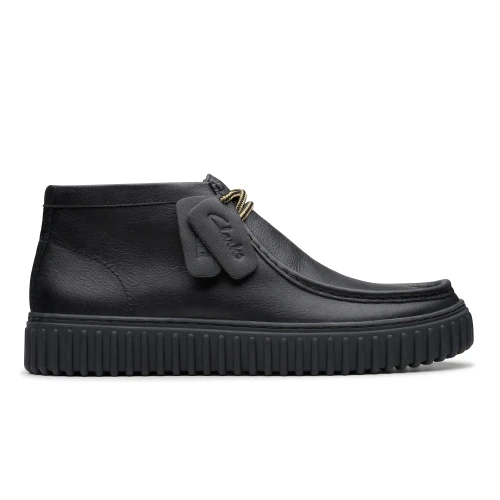 Clarks - Torhill Hi Black Leather