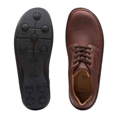 Clarks - Nature Three Mahogany Leather