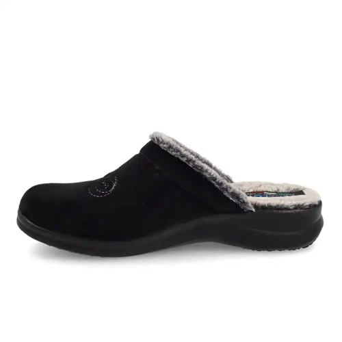 Fly Flot - Cloth Woman Slipper Black