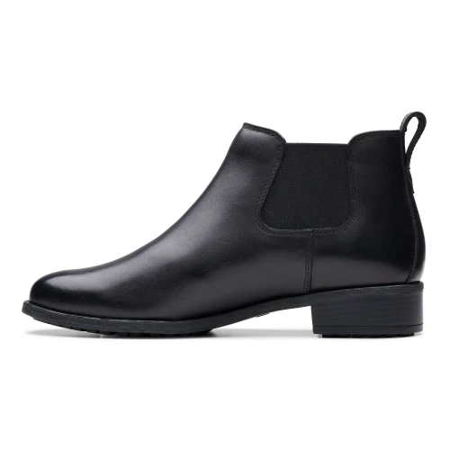 Clarks - Havisham Top Black Leather