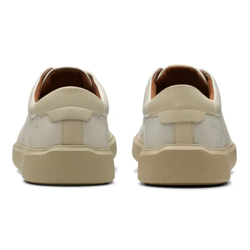 Clarks - Brodin Lace White Leather
