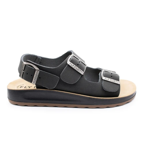 Fly Flot - Synthetic Man Sandal Black