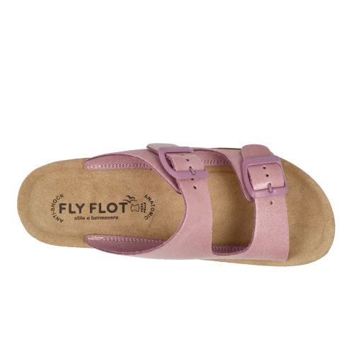 Fly Flot - Leather Woman Slipper Lilac
