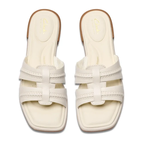 Clarks - Ariany Mule Cream Leather