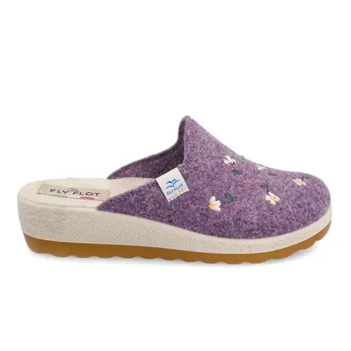 Fly Flot - Cloth Woman Slipper Purple