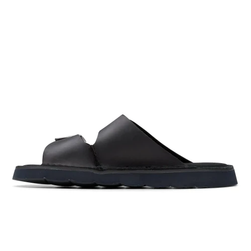 Clarks - Solsbury Strap Black Leather