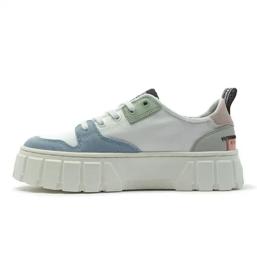Palladium - Pallatower Lo Star White/Blue Fog M