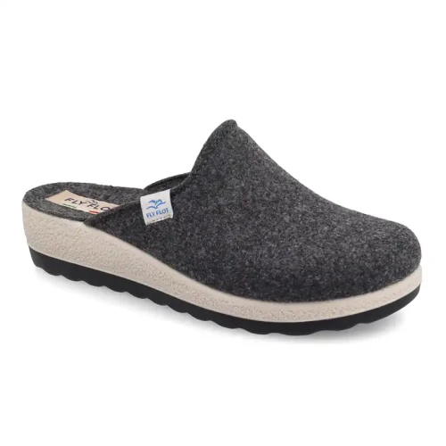 Fly Flot - Cloth Woman Slipper Anthracite