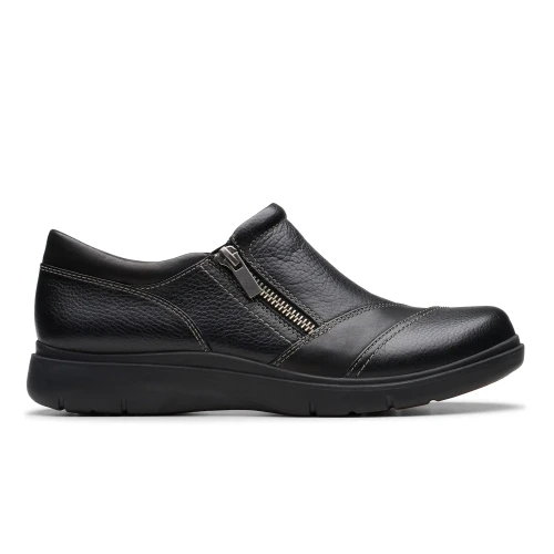 Clarks - Certina Pure Black Leather