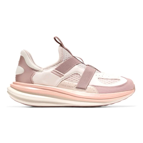 Cole Haan - Og Quadstar Monk Strap Running Sneakers Fawn Crystal Gray  Cameo Rose Ivory