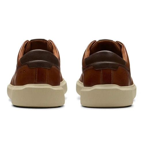 Clarks - Brodin Lace Dark Tan Lea