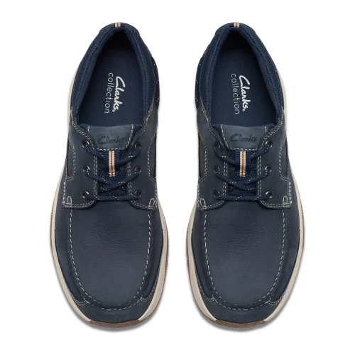 Clarks - Sailview Lace Navy Nubuck
