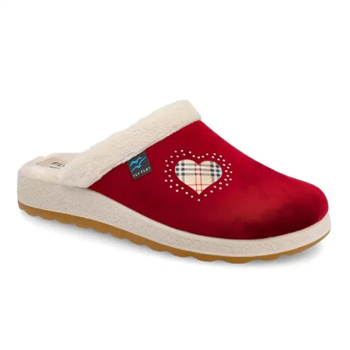 Fly Flot - Cloth Woman Slipper Burgundy