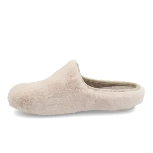 Fly Flot - Cloth Woman Slipper Beige