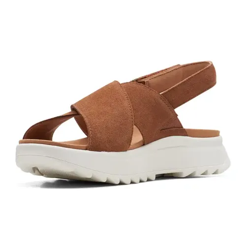 Clarks - Dashlite Wish Dark Tan Suede
