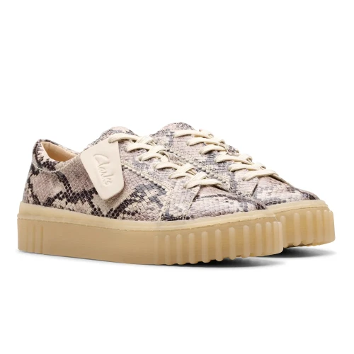 Clarks - Mayhill Walk Grey Snake Lea