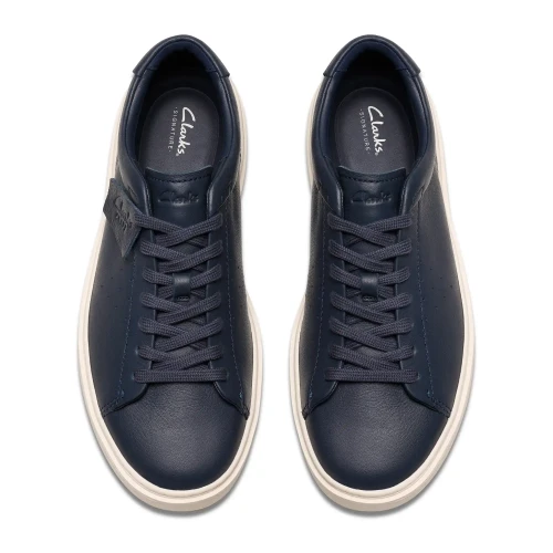 Clarks - Craft Swift Navy Leather