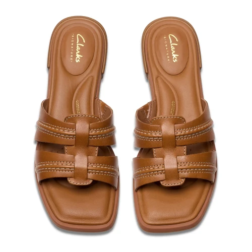Clarks - Ariany Mule Tan Leather