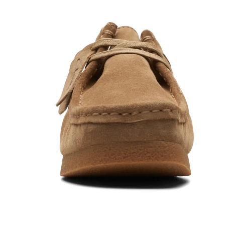 Clarks - Wallabeeevo Dark Sand Suede