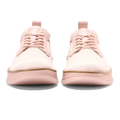 Cole Haan - Zerogrand Revel Stitchlite Oxfords Cameo Rose And Ivory Knit Leather Cameo Rose