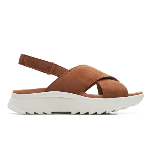 Clarks - Dashlite Wish Dark Tan Suede