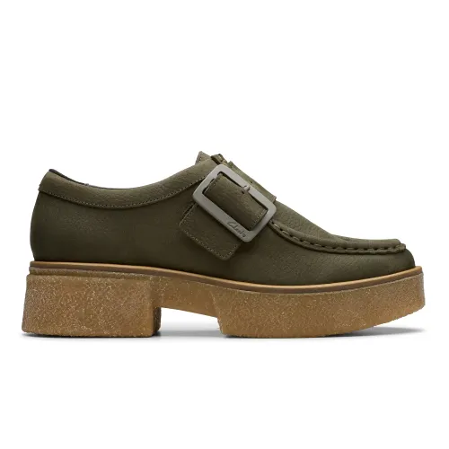 Clarks - Linoso Monk Dark Green Nub