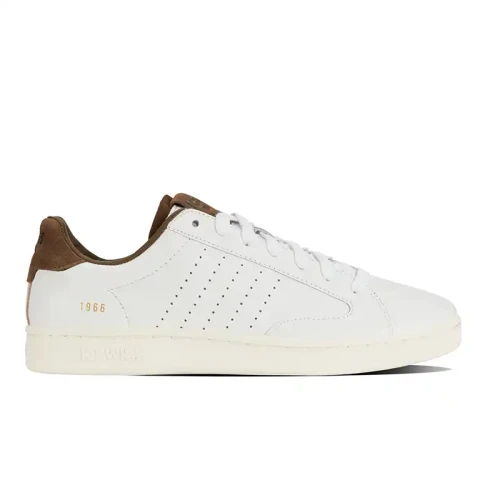 K-Swiss - Lozan  Klub Lth Wht/Teak/Snw Wht M