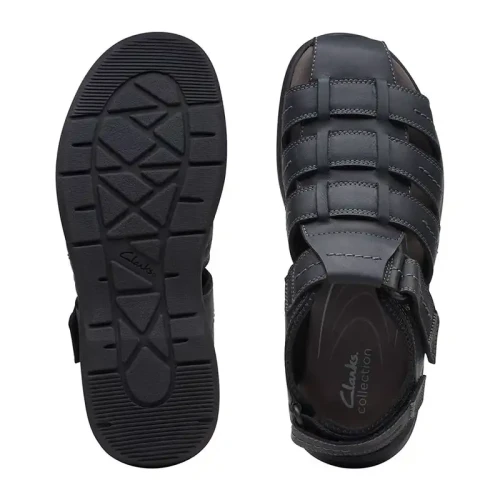 Clarks - Walkford Fish Black Tumbled