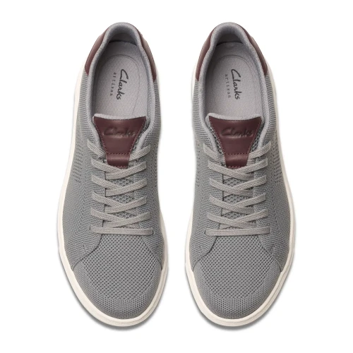 Clarks - Mapstone Lace Grey Knit