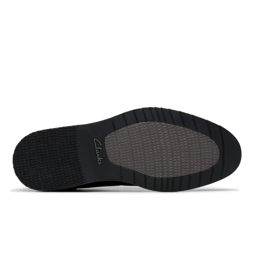 Clarks - Monahan Plain Black Leather