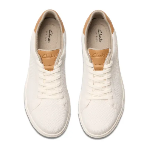 Clarks - Mapstone Lace White Knit