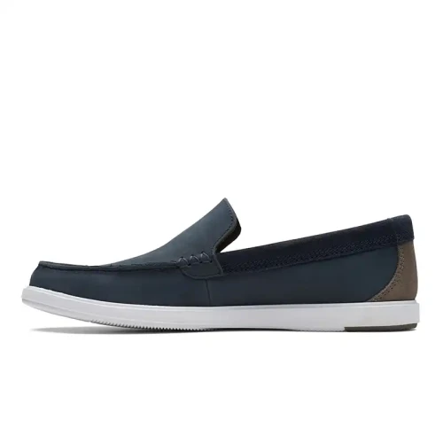 Clarks - Bratton Loafer Navy Nubuck