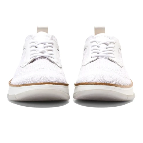 Cole Haan - Zerogrand Revel Stitchlite Oxfords Harbor Mist & White Knit Leather White