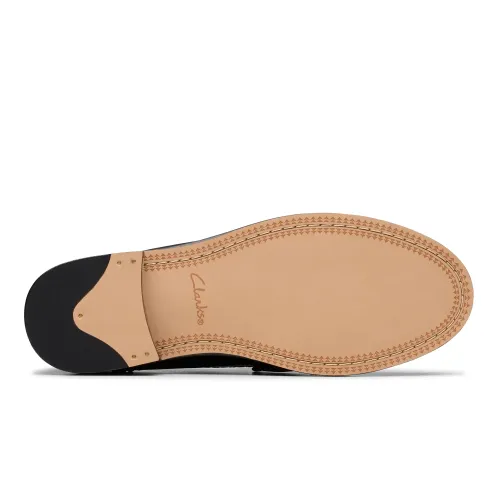 Clarks - Straven Edge Black Leather