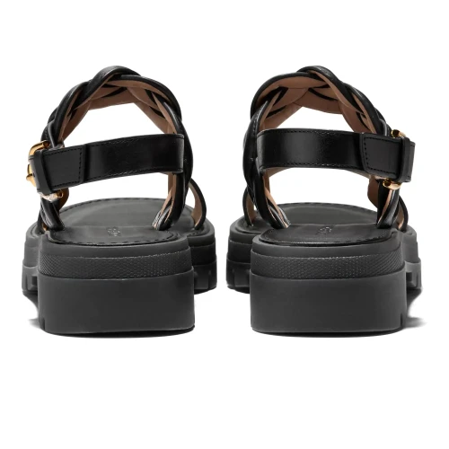 Cole Haan - Cressida Lug Sandals Black Ltr